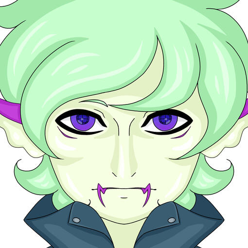 My original character, she's part moth!